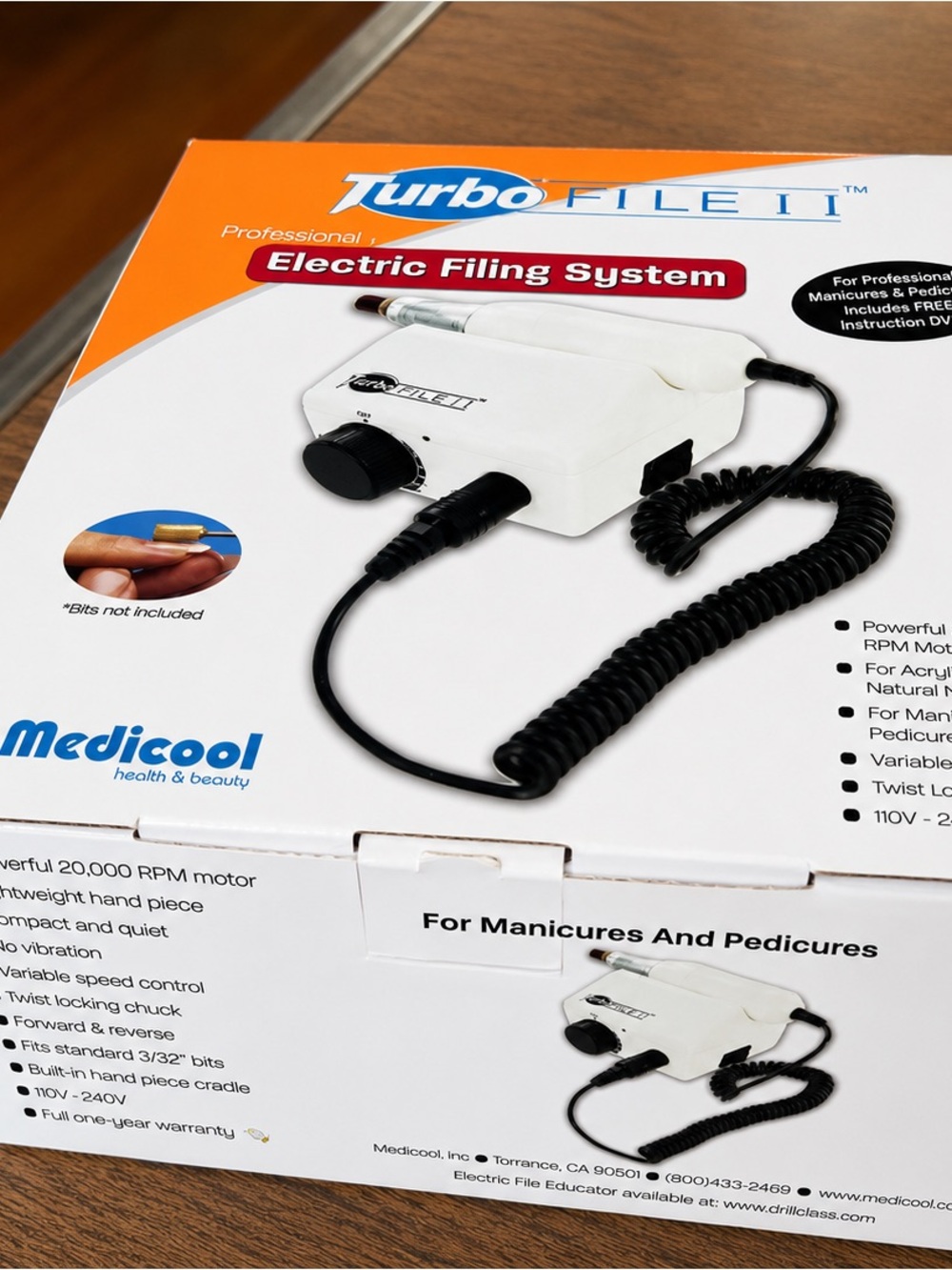 Medicool Turbo File II Electric Filing System - Picture 2 of 3